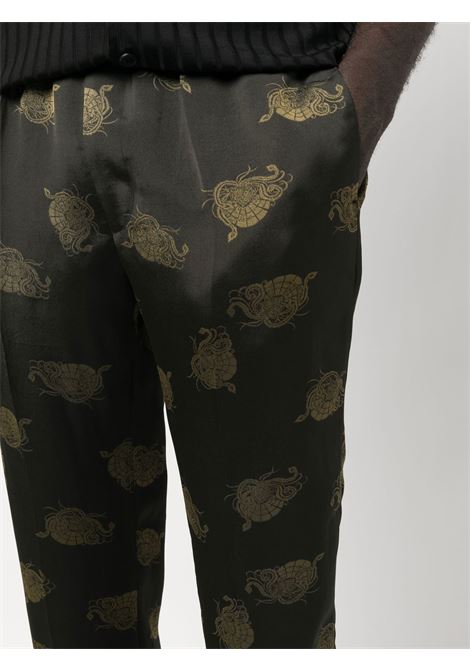 pantalone in tessuto jaquard DRIES VAN NOTEN | Pantalone | PARKINO6369606